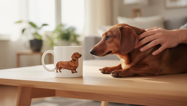 Le mug teckel : l'accessoire parfait pour les amoureux des chiens